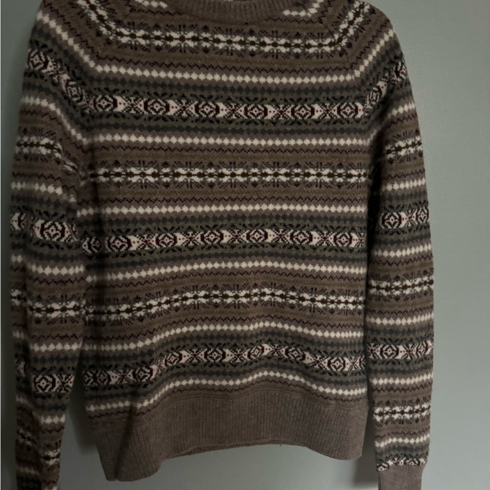 Jcrew Men's christmas Patterned Sweater - Picture 4 of 6